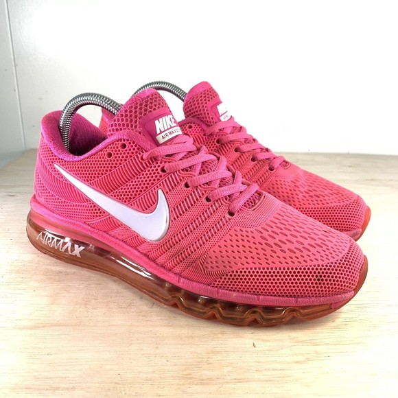 Nike Air Max 2017 Womens Pink Breast Cancer  Running Shoes 849560006 Size 8.5 - Picture 1 of 8